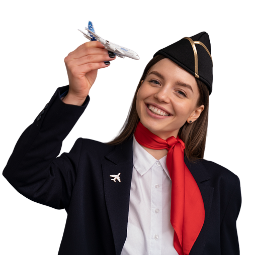 Девушка с самолетиком